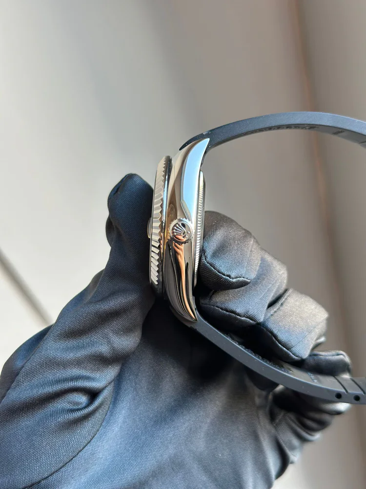 Rolex Sky-Dweller + alligator strap